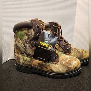 RedHead 7" Hunting Camo Turkey Trekker Hunting Boots